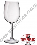  Γυάλινο ποτήρι κρασιού Κολωνάτο TEMPERED με χωρητικότητα 43.5cl DW-36218 