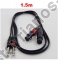   CANNON 2 X ( XLR)   2 X  6.3mm    1.5m TPC-023 