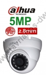  DAHUA HAC-HDW1500TLMQ-A-0280B-S2 Dome κάμερα με σταθερό φακό 2.8mm και ανάλυση 5MP 