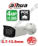  DAHUA IPC-HFW2431TP-ZS  IP bullet 4MP  IP H265   2.7-13.5mm 