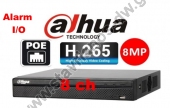  DAHUA NVR4208-8P-4KS2 NVR 8  .265   8MP  8  PoE & Alarm I/O 