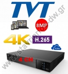 TVT TD-2704TS-HP 4K 4K H.265 ψηφιακό 5-υβριδικό καταγραφικό 4 καμερών 4 ήχων και 4 εισόδων συναγερμού 