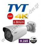  TVT TD-9482S3 Kάμερα bullet 8.0MP 4K τεχνολογίας IP με φακό 2.8mm 
