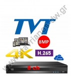  TVT TD-2708NE-HP 4K 4K H.265  5- 4K  8  8   8   