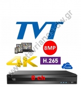  TVT TD-2108NS-HP 4K 4K H.265  5-  8  ( TVI CVI  AHD), 1     