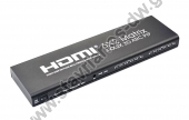  Επιλογέας- matrix HDMI με 6 εισόδους και 2 εξόδους διαθέτει μια έξοδο ήχου αναλογική σε mini jack και μια έξοδο ήχου ψηφιακή (οπτική ToSLink) DW38171 