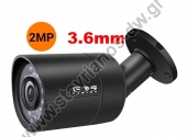  Κάμερα bullet 2.0MP/1080p τεχνολογίας 4 σε 1 με σταθερό φακό 3.6mm DW-7040 