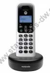  Ασύρματο τηλέφωνο Motorola με ελληνικό μενού σε χρώμα ασπρο T501/W 