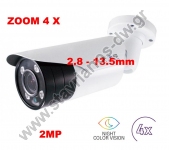   Starlight bullet 2.0MP/1080P  4  1   zoom 4 x 2.8~13.5mm DV-201 