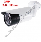  AHD   Bullet AHD / CVI / TVI / CVBS 4   1    2.8 -13.5mm   2.0MP (1080p) DW-200-WHITE 