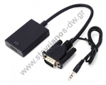  Converter VGA + 3.5mm    HDMI   USB    VD-242 