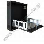  BOX-DVR-B Μεταλλικό κουτί για την προστασία των DVR σε χρώμα μαύρο 