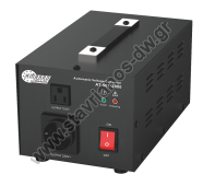  Φορητός αυτομετασχηματιστής με Τάση εισόδου / Εξόδου: 110V AC 50/60 Hz ή 230V AC 50/60Hz (αυτόματη επιλογή) και ισχύ 2000VA max AT-501-2000VA 