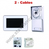  2-CABLES VIDEO DOOR KIT 3     2   1    7" 