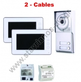  2-CABLES VIDEO DOOR KIT 4 KIT 1     2   2    7" 