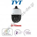  Έγχρωμη κάμερα 2MP Speed Dome Starlight 15x τεχνολογίας IP TD-8423IS 