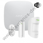  AJAX STARTER KIT PLUS WHITE Κιτ Ασύρματου συναγερμού 2ης γενιάς και τεσσάρων καναλιών επικοινωνίας με Wi-Fi 