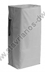  Πλαστικοποιημένος σάκος 120L με φερμουάρ και κορδόνι (για το καρότσι DW-40850) DW-40851 