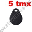  NXG-1802-5 Tag για Access σε σκούρο χρώμα για πληκτρολόγια NXG-1832/1833 (Σετ 5ΤΜΧ) 