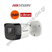  HIKVISION DS-2CE16D3T-ITF  Ultra Low Light Mini Bullet 2MP   2.8mm  IR30m 