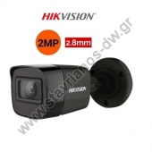  HIKVISION DS-2CE16D3T-ITF Black  Mini Bullet 2MP   2.8mm 