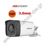  HIKVISION DS-2CE17D0T-IT3F(C)  Bullet 2MP   3.6mm  IR40m 