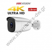  HIKVISION DS-2CE18U8T-IT3  Bullet Ultra Low Light 8MP   2.8mm 