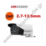  HIKVISION DS-2CE19D0T-IT3ZF Κάμερα Bullet 2MP με φακό Motorized 2.7-13.5mm 