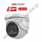  HIKVISION DS-2CE76H0T-ITMFS  Dome 5MP   2.8mm    