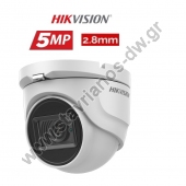  HIKVISION DS-2CE76H0T-ITMFS  Dome 5MP   2.8mm    