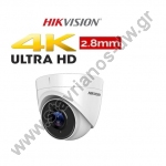  HIKVISION DS-2CE78U8T-IT3  Dome Ultra Low Light 8MP 4K   2.8mm  IR60m 