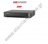  HIKVISION DS-7216HGHI-K1(S)(C) Καταγραφικό DVR 16 καναλιών 2MP με Video Content Analytics και υποδοχή για 1 σκληρό δίσκο 