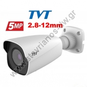  TVT AHD   Bullet AHD / CVI / TVI / CVBS 4   1    2.8 -12mm   5MP TD-7452AE2 