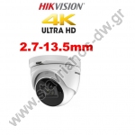  HIKVISION DS-2CE79U1T-IT3ZF  Dome Ultra Low Light 8MP   Motorized 2.7-13.5mm  IR60m 