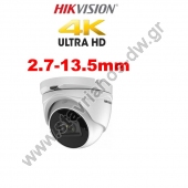  HIKVISION DS-2CE79U1T-IT3ZF  Dome Ultra Low Light 8MP   Motorized 2.7-13.5mm  IR60m 