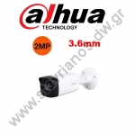 DAHUA HAC-HFW1231TM-I8-A-0360B Bullet Κάμερα Starlight με ανάλυση 2MP και φακό 3.6m με ενσωμ.μικρόφωνο 