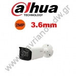  DAHUA HAC-HFW2249T-I8-A-NI-0360B Bullet Κάμερα Starlight με μικρόφωνο με ανάλυση 2MP και φακό 3.6mm True WDR 