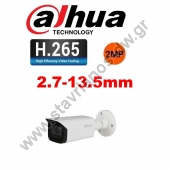  DAHUA IPC-HFW3241T-ZAS-27135   IP bullet 2MP  IP H265   2.7-13.5mm 