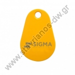  S-KEY PALETTE-YELLOW Mπρελόκ προσέγγισης για τα πληκτρολόγια Sigma RF-ID σε χρώμα Κίτρινο 