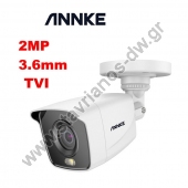  Ψηφιακή TVI Κάμερα FULL TIME COLOR με ανάλυση 2MP και φακό 3.6mm DW-43232 
