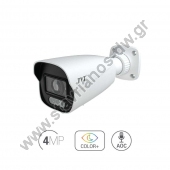  TVT TD-9442C2  Bullet Full color 4.0MP   (Weather proof - IP67)   2,8mm   