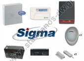  SIGMA Συναγερμός Σπιτιού-Καταστήματος (Σετ) πακέτο οικονομικό συναγερμού κέντρο και πληκτρολόγιο της SIGMA ALARM-1 