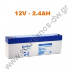      12V- 2.4AH UL-1224 