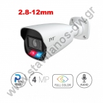  TVT TD-9442C2-PA AZ  bullet Full color ctive deterence 4.0MP   2,8~12mm mm   