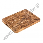  Πλατό Σερβιρίσματος & πλάκα κοπής από ξύλο TIK με λούκι DW-46364 