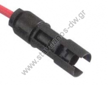  PLUS 1394461-3 Connector     (+)    1 x 4mm 