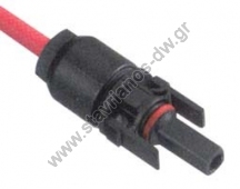  PLUS 1394462-3 Connector     (+)    1x4mm 