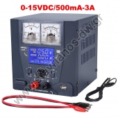     0-15VDC / 500mA-3A max DW-47437 