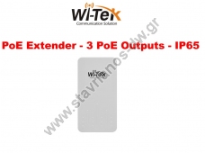  WI-TEK - WI-PE41E-O PoE Extender  3 PoE Outputs    IP65 