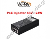  WI-TEK - WI-POE31-48V PoE Injector 48V 24W 